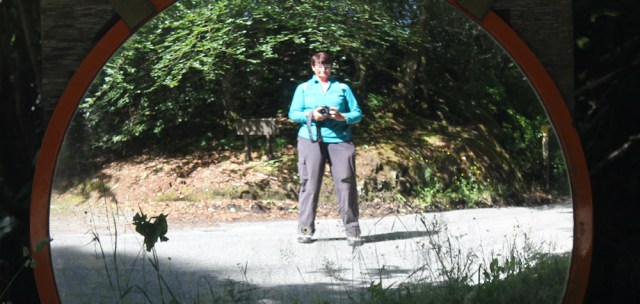 69 self portrait in circular mirror, Ruth Livingstone