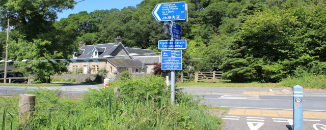 06 Inshaig School, A828, Ruth's coastal walk around Scotland