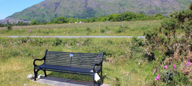 06 memorial bench to Murdo John Mackillo, Ruth's coastal walk around Scotland