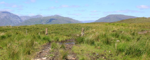 15 track towards Ardsheal Hill, Ruth's coastal walk around Scotland
