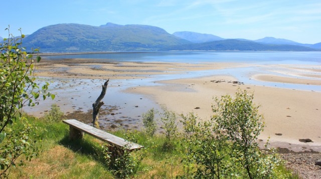 19 lunch spot, overlooking Loch Linnhe, Argour area, Ruth in Scotland