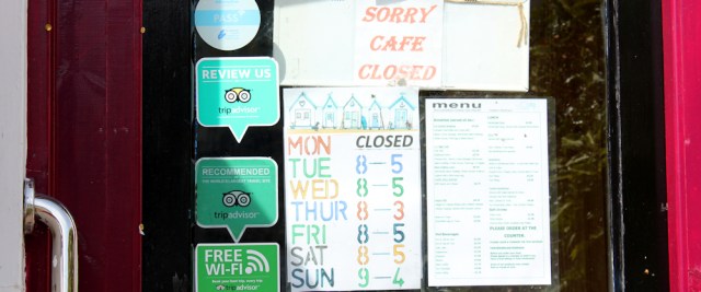 22 sorry cafe closed, Onich, Ruth's coastal walk around Scotland