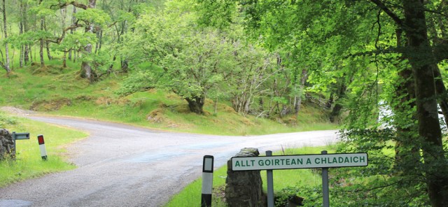 24 across another river, Ruth walking in Scotland