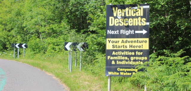 25 vertical descents, Ruth hiking the coast in the Highlands