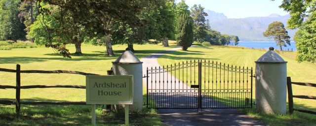 27 Ardsheal House entrance, Ruth's coastal walk around Scotland