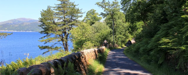 28 driveway to Kentallen, Ruth's coastal walk around Scotland