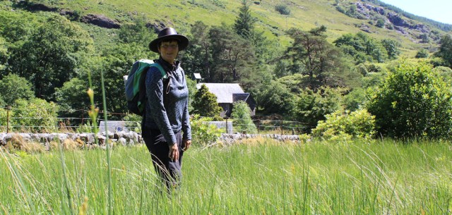 32 Ruth Livingstone in Kentallen, hiking the coast of Scotland
