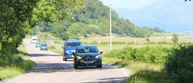 33 ferry traffic, Inversanda, Ruth's coastal walk around Scotland