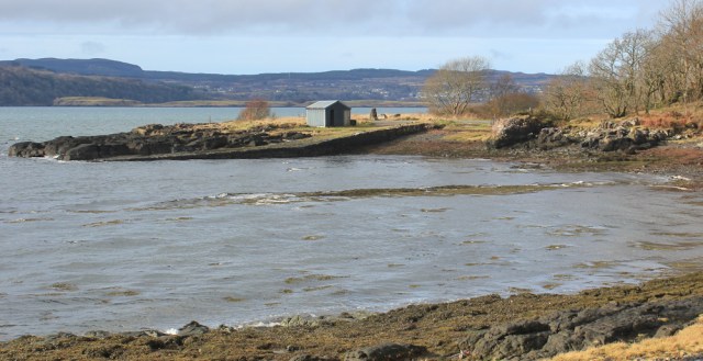 28 slipway, Drimnin, Ruth hiking the coast of Morvern Peninsula