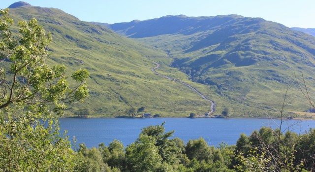 56 looking towards Glensanda, Loch A Choire, Ruth's coastal walk around Scotland