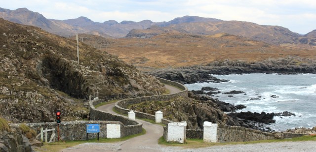 53 traffic light system to the lighthouse, Ruth's coastal walk, Scotland