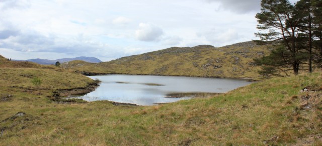 08 Loch Blaine, Ruth walking the coast of Scotland, Castle Tioram