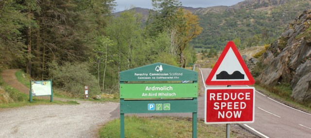01 Ardmolich, carpark, Ruth's coastal walk, Loch Moidart