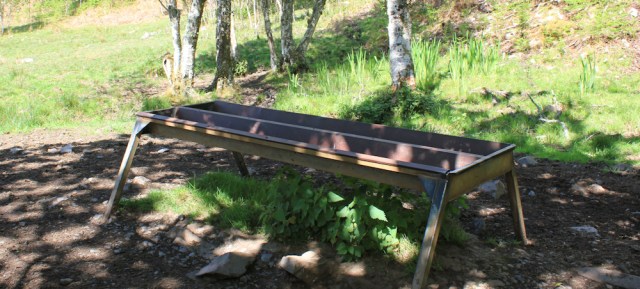 43 cattle troughs, Ruth walking to Arisaig, Scotland