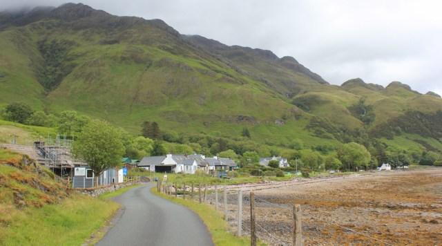 09 looking back at Arnisdale, Ruth's coastal walk around Scotland