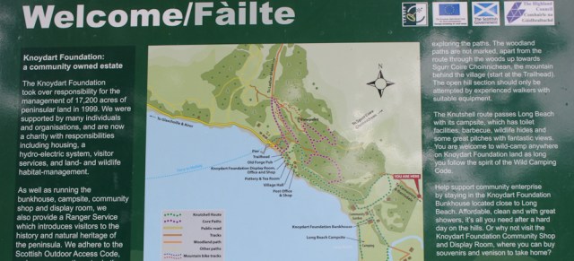 13 information about the Knoydart Foundation, Ruth hiking in Scotland