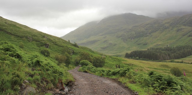 15 mist covered hills, Ruth hiking over the Knoydart Peninsula, Scotland