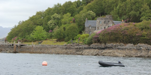 34 castle house, Tarbet, Ruth on the ferry