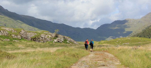 39 a crowded wilderness, Ruth hiking across the Knoydart Peninsula
