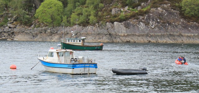 51 out to private ferry, Ruth Livingstone in Tarbet, Scotland