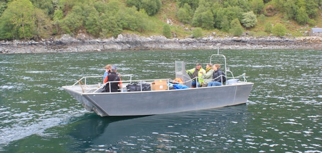 54 trip to remote cottage, shuttle boat from Tarbet ferry