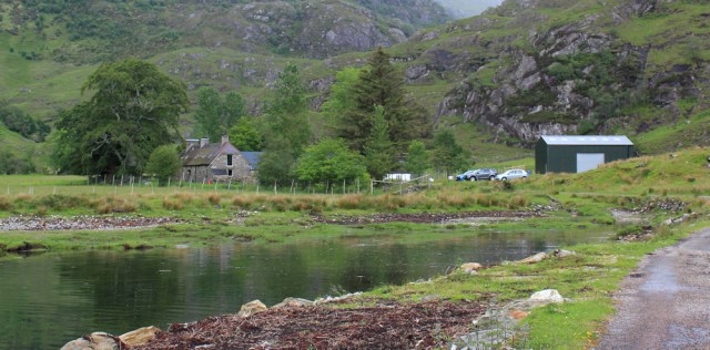 58 Kinlochhournhead, Ruth walking round the coast of Scotland