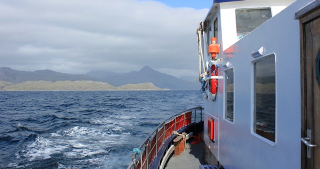 ferry to Mallaig from Inverie, Ruth's coastal walk