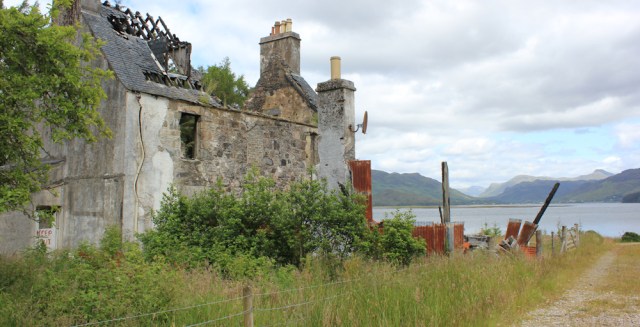 21 derelict house, Ardintoul, Ruth's coastal walk around Glenelg, Scotland