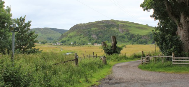 53 footpath across marsh, to Galltair, Ruth's coastal walk around Glenelg peninsula, Scotland