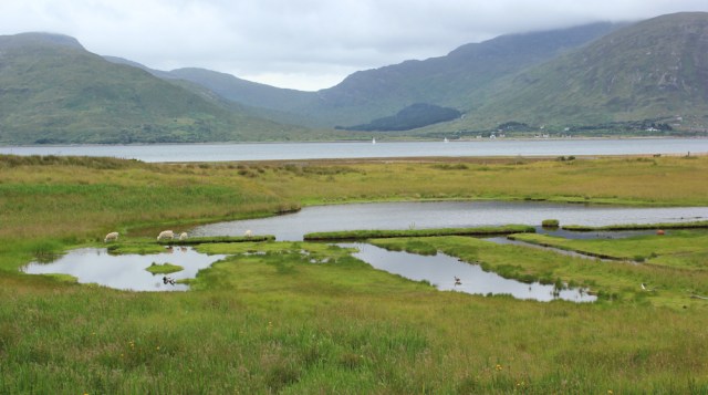 54 view across Glenelg Bay from footpath, Ruth's coastal hike around Scotland