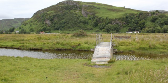 59 footbridge over stream, Ruth's coastal walk around Glenelg peninsula, Scotland