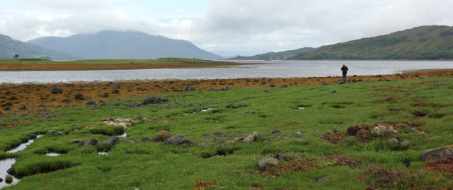 10 view down Loch Alsh from Dornie, Ruth's coastal walk around Scotland