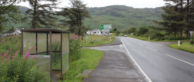 12 turning off to Ardelve, Ruth's coastal walk around Scotland