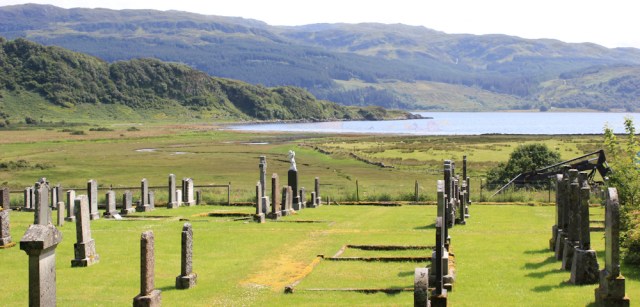 32 lunchtime view, Ruth's coastal walk around Scotland