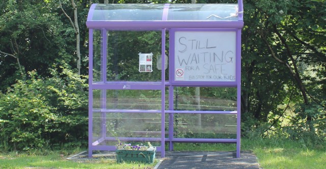 33 still waiting for a safe bus stop, Ruth's coastal walk around Scotland