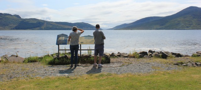 37 View down Loch Alsh from Balmacara, Ruth's coastal walk around Scotland