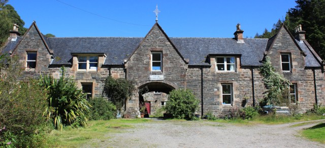 20 stable block, Duncraig Castle, Ruth hiking round the coast of Scotland