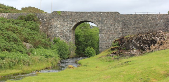 30 main road bridge, Duirinish, Ruth walking the coast of the Scottish Highlands