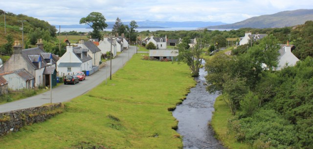 31 Duirinish village, Ruth walking the coast of the Scottish Highlands