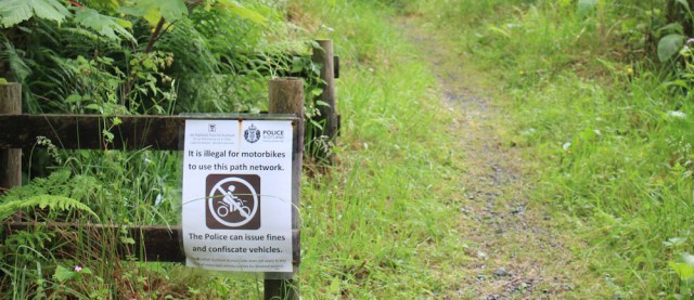 52 motobikes illegal, Ruth hiking the Scottish coast