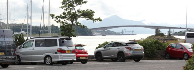 72 The Beast near the bridge, Kyle of Lochalsh, Ruth's coastal walk