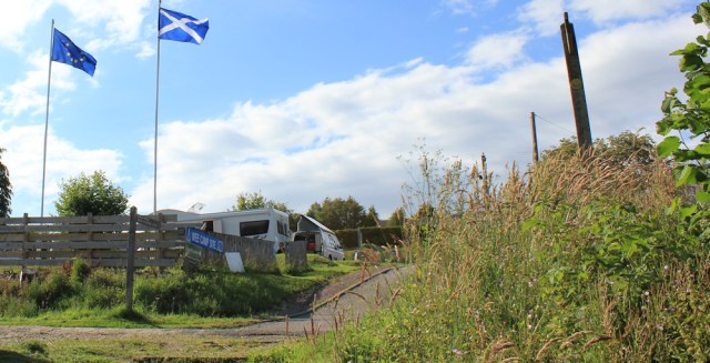 90 up the hill to the Wee Campsite, Lochcarron, Ruth Livingstone
