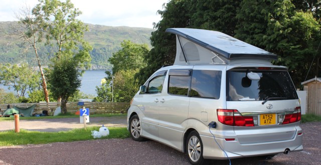 91 the electric Beast, Ruth walking to Lochcarron, Scotland