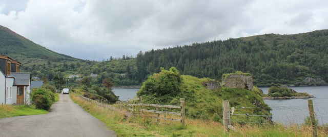 12 Ruins of Strome Castle, Loch Carron, Ruth's coastal walk around Scotland