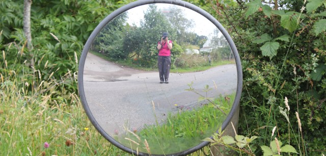 29 second self portrait of the day, Loch Carron, Ruth's coastal walk around Scotland