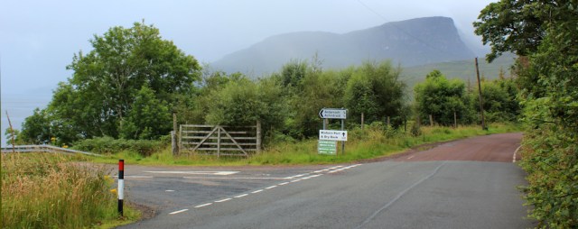 03 turnoff to Achintraid, Ruth's coastal walk Scottish Highlands