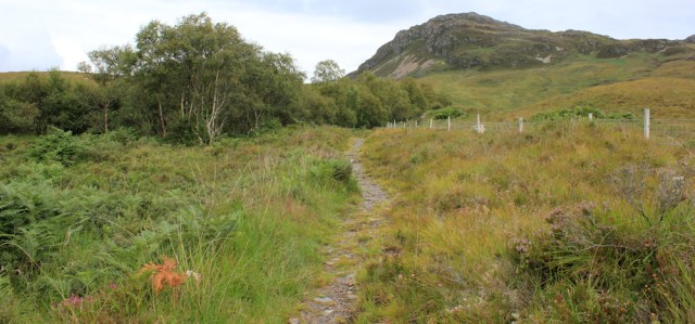 30 open landscape to An Sgurr, Wester Ross, Ruth hiking around the coast, Scottish Highlands