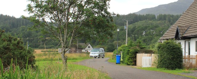 40 past The Beast in Achintraid, Ruth hiking around the coast of the Scottish Highland