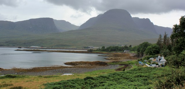 46 tomorrows walk ahead, Kishorn, Ruth hiking around the coast of the Scottish Highland