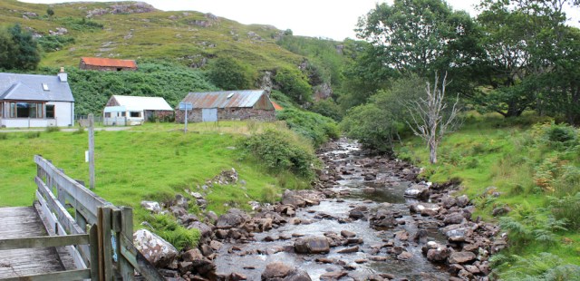 06 bridge over River Toscaig, Ruth's coastal walk, Applecross Peninsula
